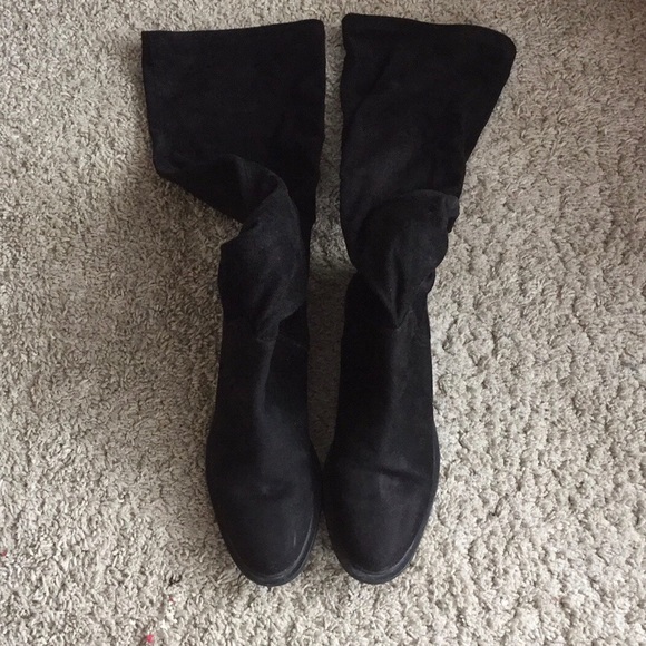 **SOLD** Zara stretch shaft flat boots - Picture 4 of 7